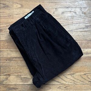 Black Corduroy Men's Pants